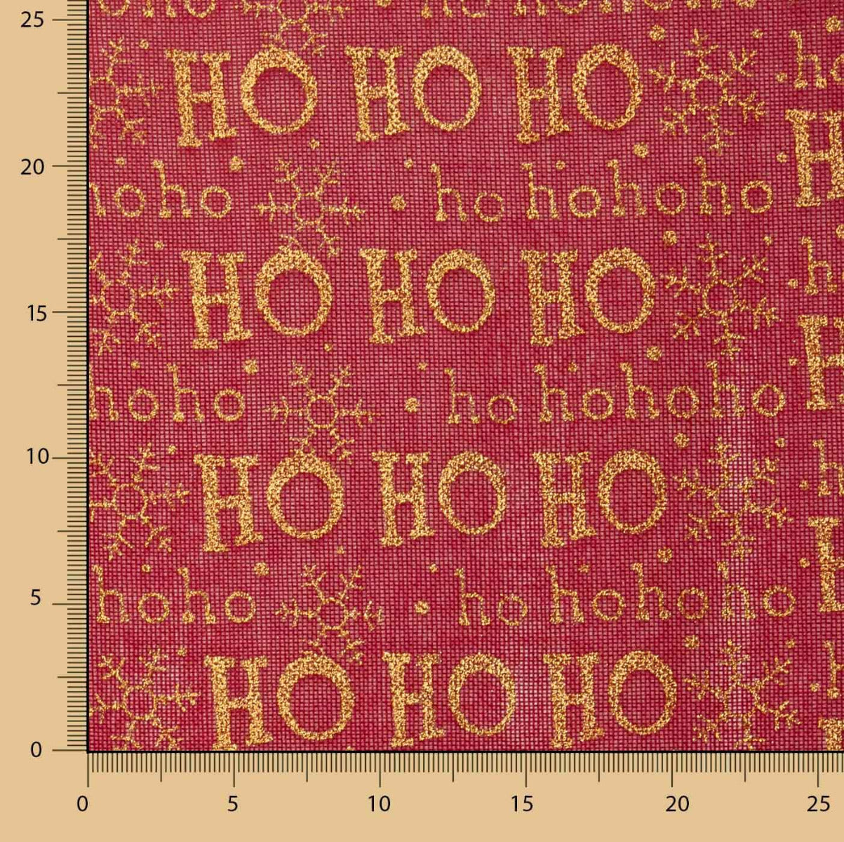 Lettres de Noël imprimées en jute - Ribes y Casals